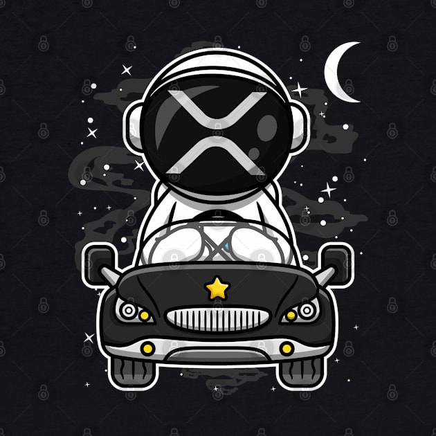 Astronaut Car Ripple XRP Coin To The Moon Crypto Token Cryptocurrency Wallet HODL Birthday Gift For Men Women by Thingking About